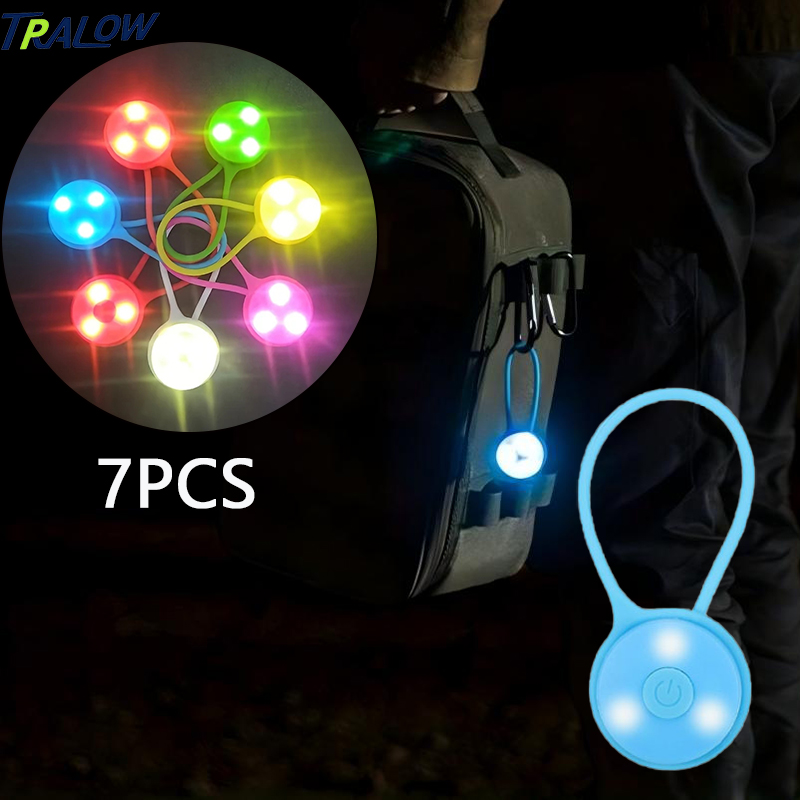 Running Gear On - ไฟ LED หลากสี TRALOW สำหรับสุนัขและแมว อุปกรณ์เสริมที่สามารถใช้ซ้ำได้