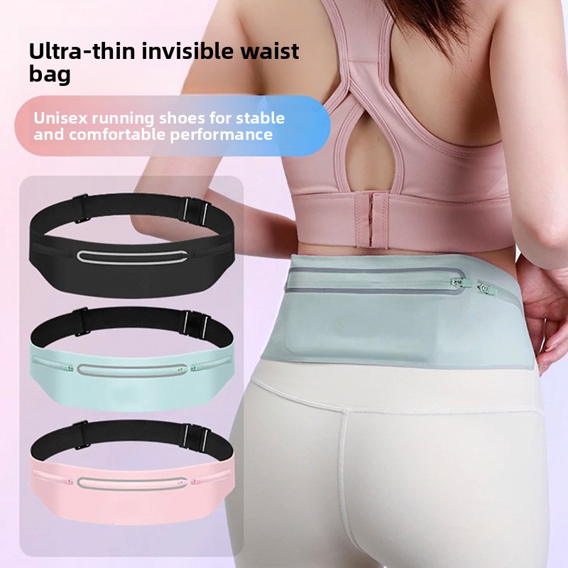 Running Gear Kit - กระเป๋าคาดเอววิ่งสะท้อนแสง 3 ช่อง สำหรับมาราธอน บางเฉียบ กันน้ำ
