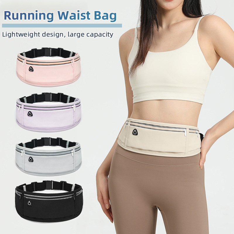 Running Gear Kit - เอวกระเป๋าผู้ชายผู้หญิงกีฬากลางแจ้งกระเป๋าเข็มขัดกีฬา Fanny Pack กระเป๋าโทรศัพท์มือถือยิมวิ่งโทรศัพท์มือถือ Jogging Run