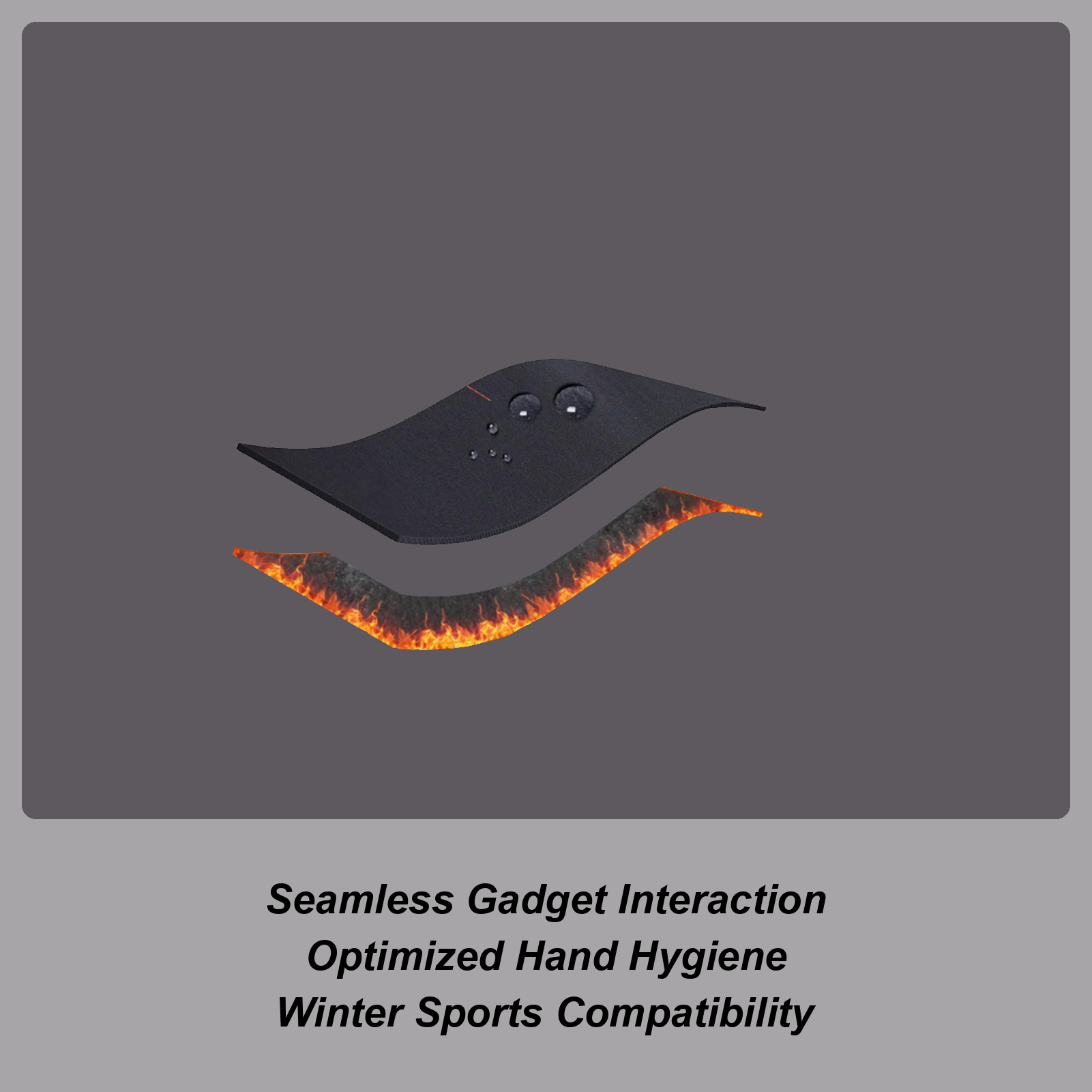 Running Gear For Cold Weather - ถุงมือกันหนาว ถุงมือกันลม หน้าจอสัมผัสได้ อุปกรณ์สำหรับอากาศหนาว ถุงมือสำหรับวิ่ง ปั่นจักรยาน