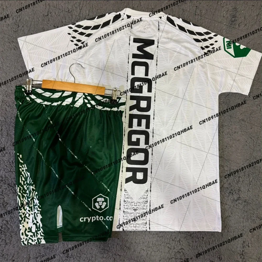 Running Gear For Men - ชุดเสื้อยืดและกางเกงขาสั้นสำหรับฤดูร้อน ลาย Conor McGregor สำหรับกีฬา MMA