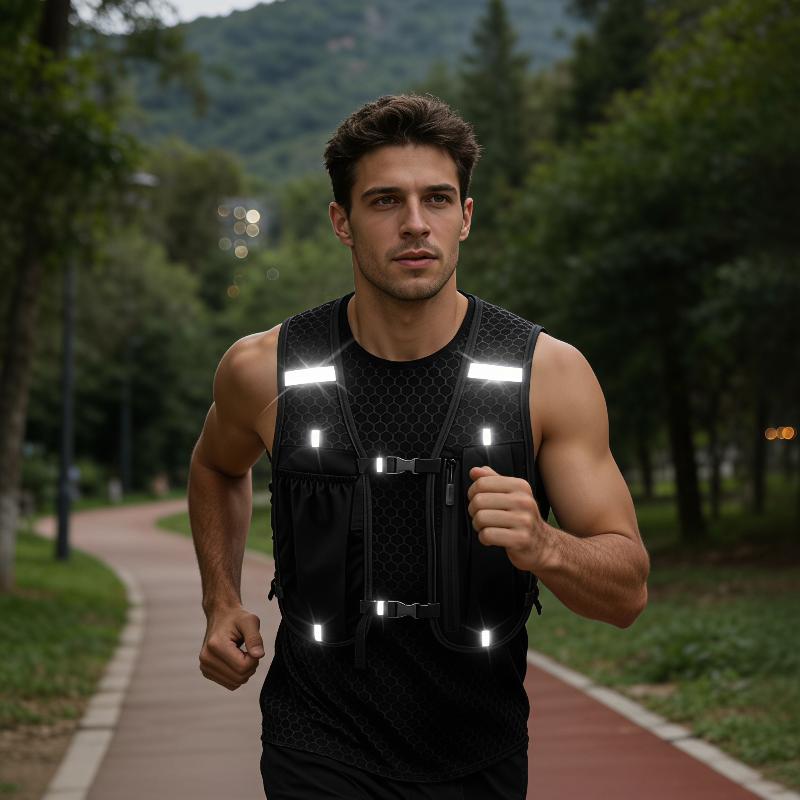 Running Gear Trail - เสื้อกั๊กสำหรับวิ่งรุ่นใหม่ น้ำหนักเบา ระบายอากาศได้ดี พร้อมแถบสะท้อนแสง เหมาะสำหรับการวิ่งมาราธอน วิ่งเทรล