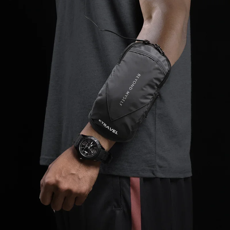 Running Gear To Hold Phone - วิ่งกลางแจ้งโทรศัพท์มือถือกระเป๋ากีฬาโทรศัพท์ Armband กระเป๋ากันน้ําสะท้อนแสง Jogging Case สําหรับ