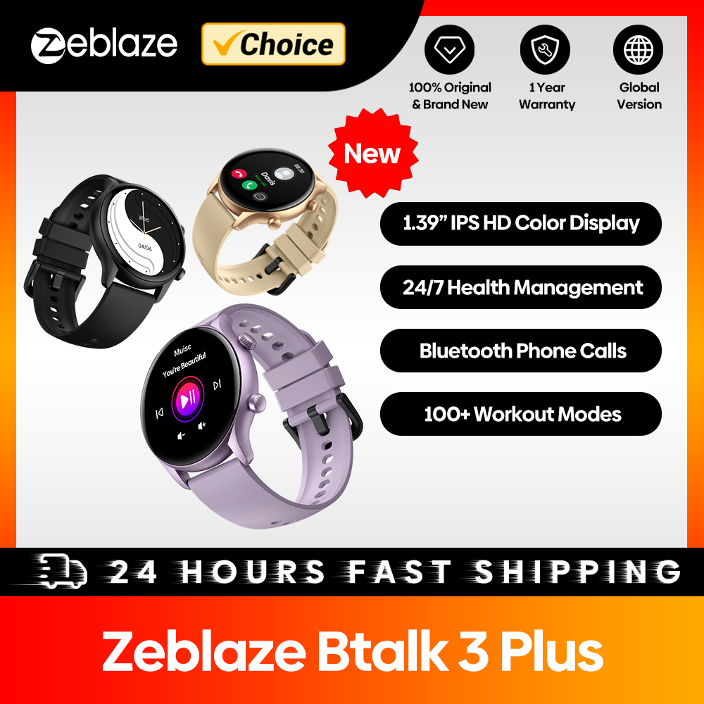 Gps Running Watch - ใหม่ Zeblaze Btalk 3 Plus โทรด้วยเสียงสมาร์ทวอท์ช