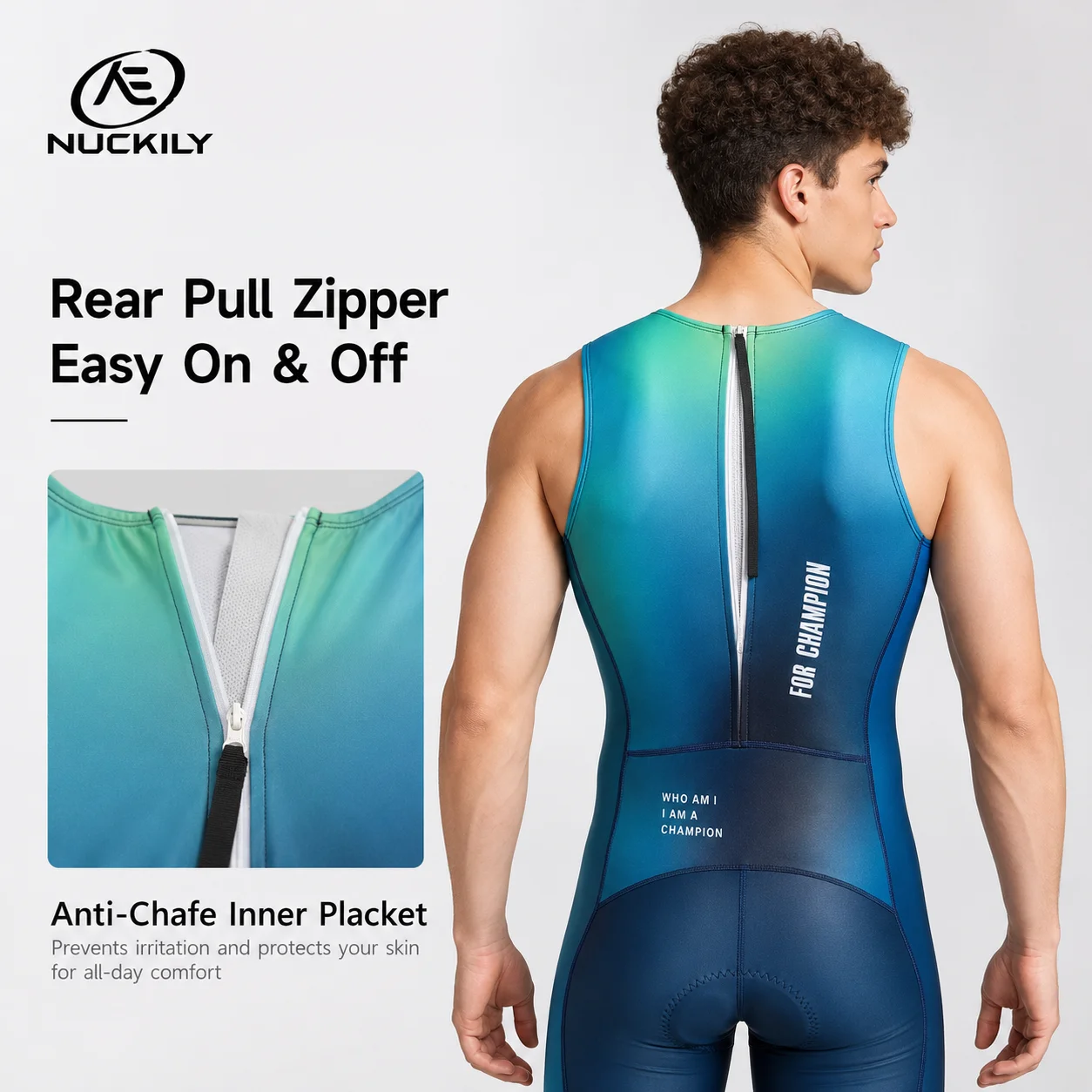 ชุดไตรกีฬา NUCKILY แบบไม่มีแขน - Running Gear Youth บทวิจารณ์และราคา