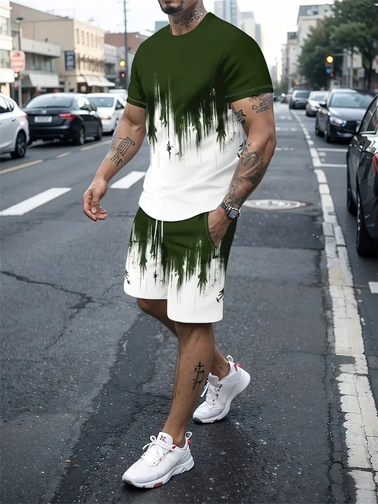 เสื้อยืดลายไล่เฉดสีสำหรับผู้ชา - Running Gear For Men บทวิจารณ์และราคา