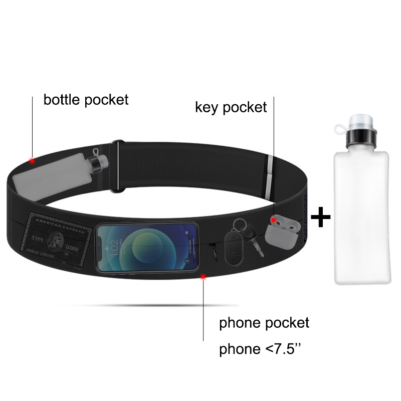 เข็มขัดวิ่งเอวกระเป๋าขวดน้ําผู - Running Gear Kit บทวิจารณ์และราคา