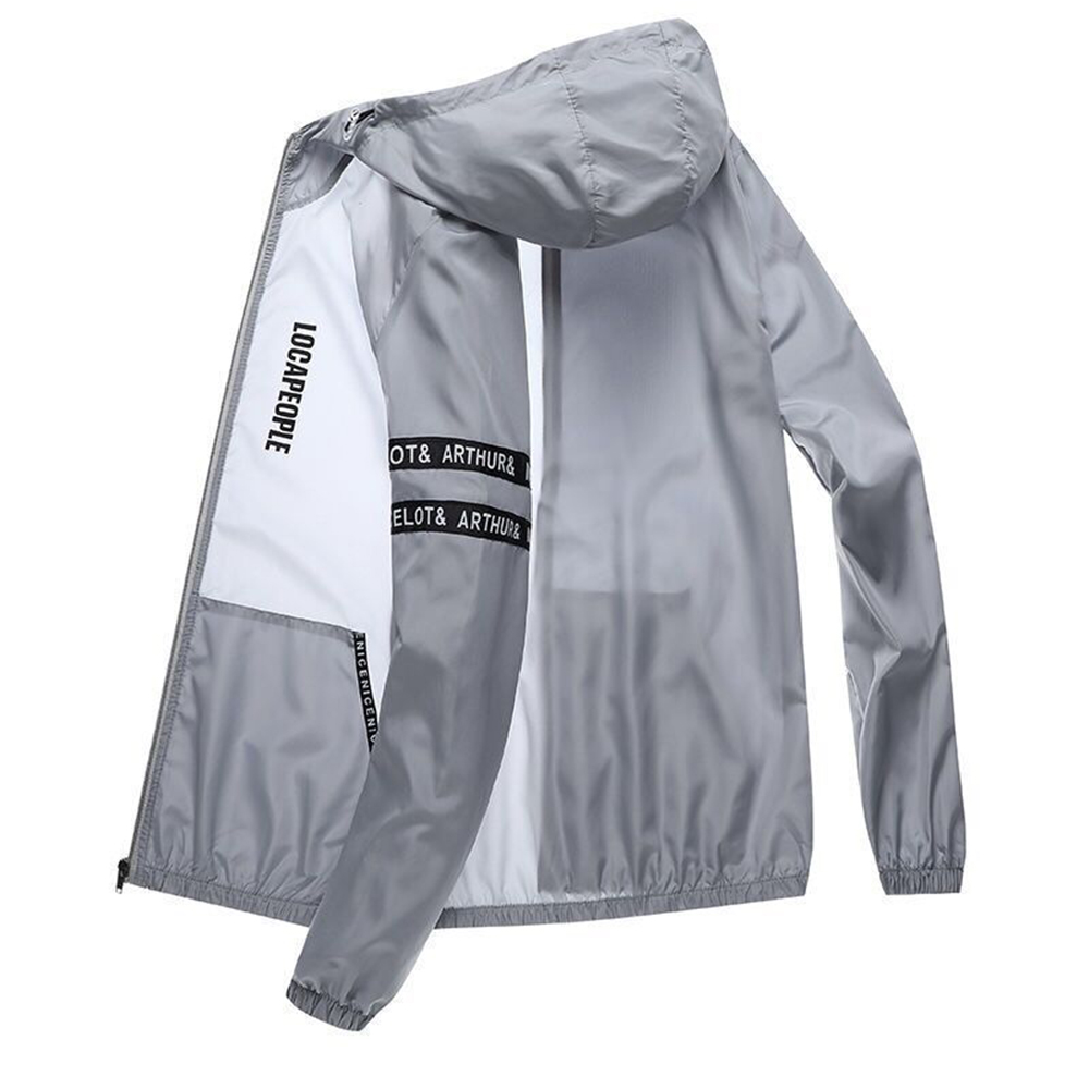 ป้องกันแสงแดดชายฤดูร้อนเสื้อแจ - Running Gear Youth บทวิจารณ์และราคา
