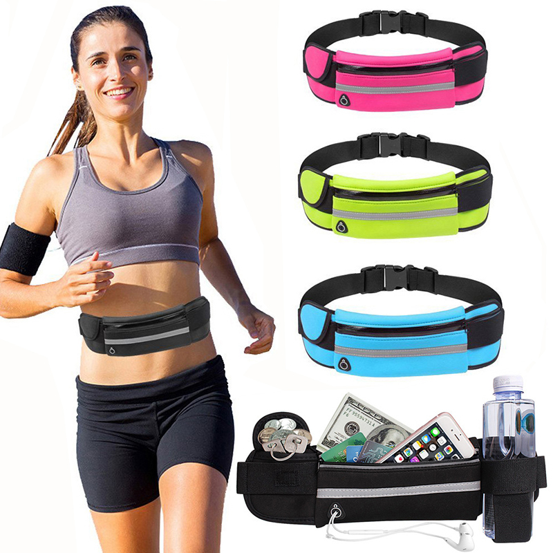 กีฬา Fanny Pack ผู้หญิงวิ่งเอว - Running Gear To Hold Phone บทวิจารณ์และราคา