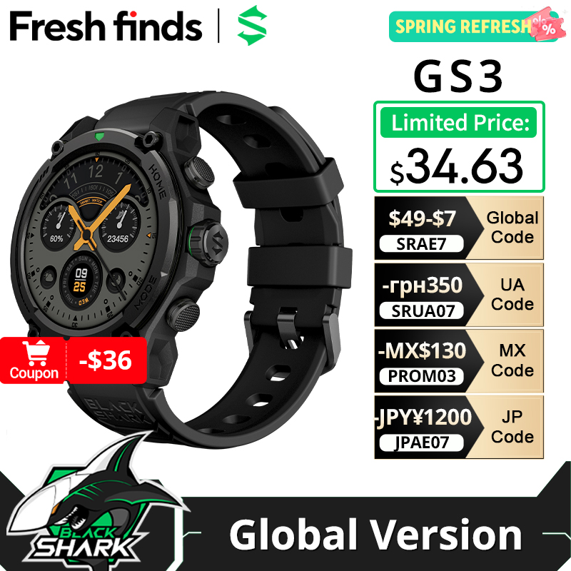 เปิดตัวทั่วโลก Blackshark GS3  - Gps Running Watch บทวิจารณ์และราคา