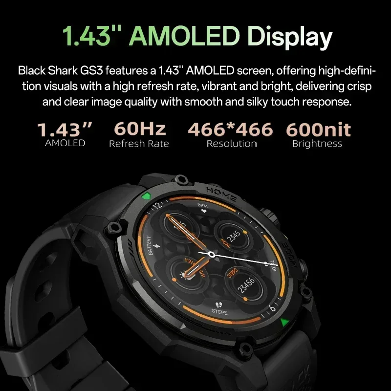 เปิดตัวทั่วโลก Blackshark GS3  - Gps Running Watch บทวิจารณ์และราคา