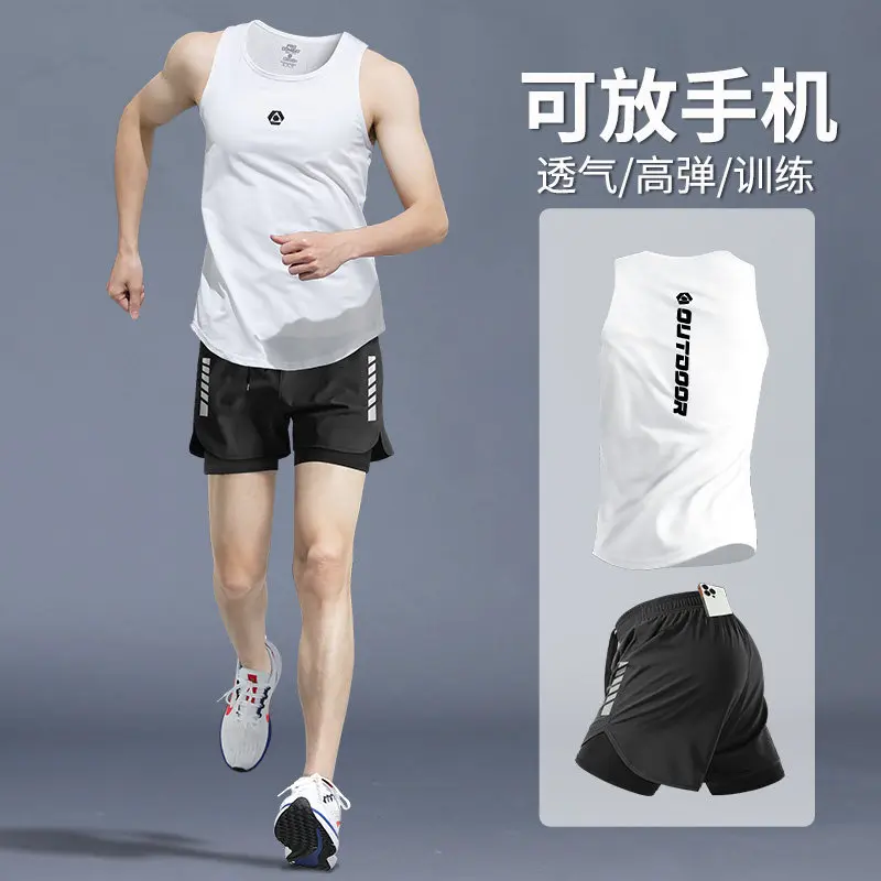 ชุดวิ่งฤดูร้อนสำหรับผู้ชาย - ช - Running Gear Tank บทวิจารณ์และราคา
