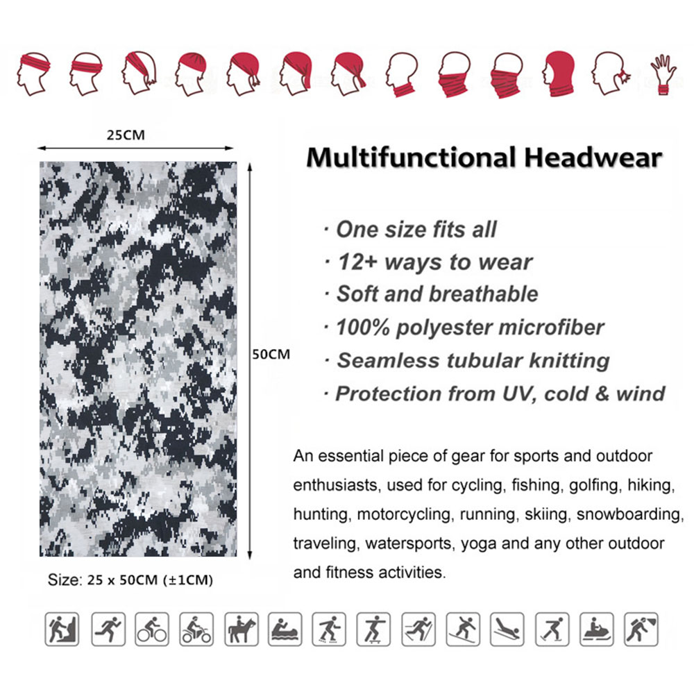 สีอ่อนกีฬากลางแจ้งผ้าพันคอคอ G - Running Gear Headband บทวิจารณ์และราคา