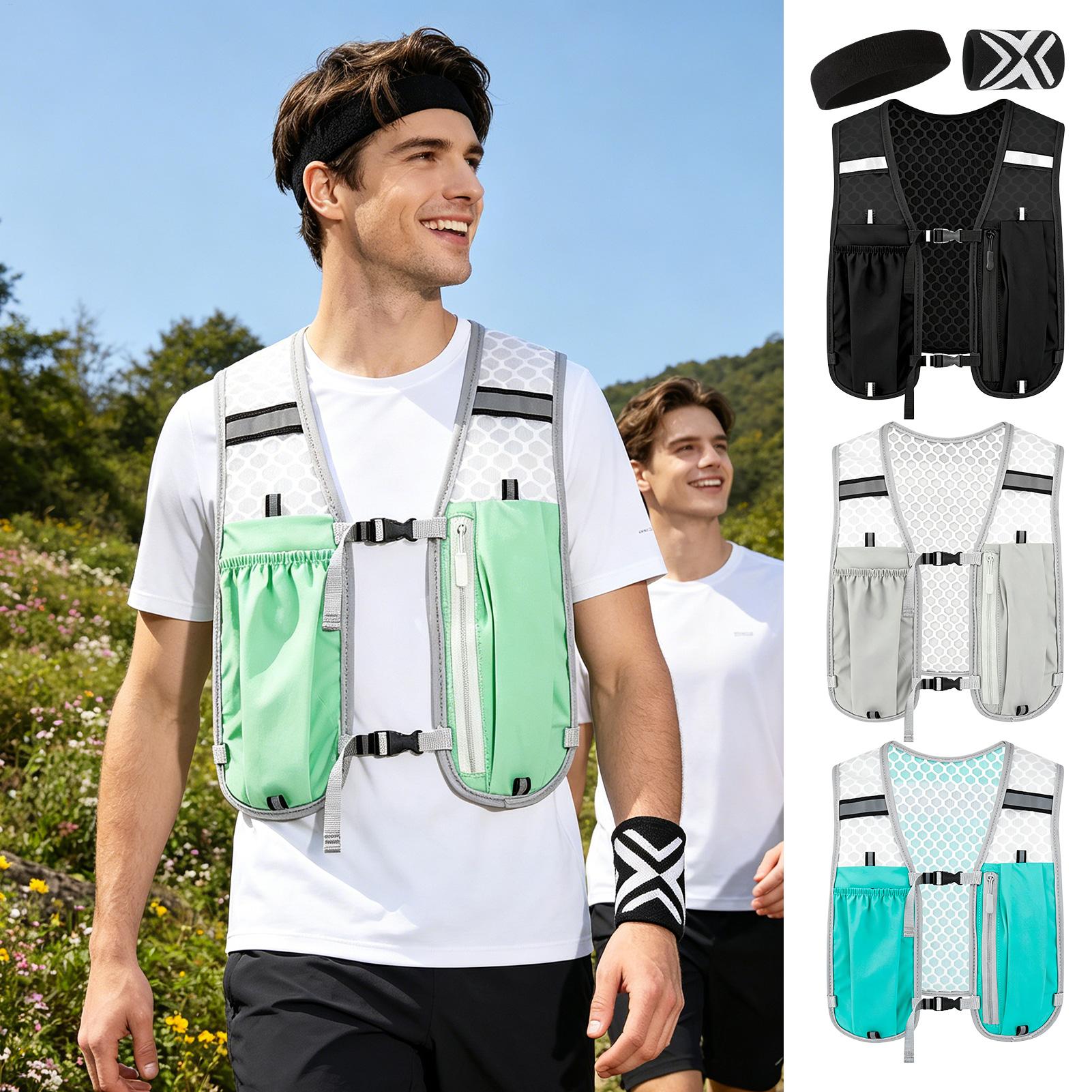 เสื้อกั๊กวิ่งกลางคืน อุปกรณ์กี - Running Gear Headband บทวิจารณ์และราคา