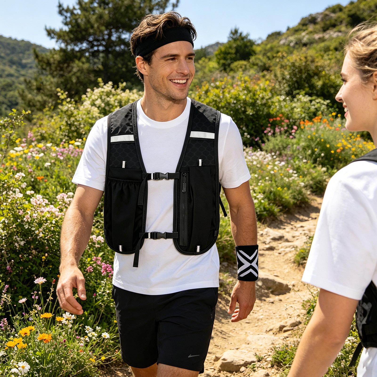 เสื้อกั๊กวิ่งกลางคืน อุปกรณ์กี - Running Gear Headband บทวิจารณ์และราคา
