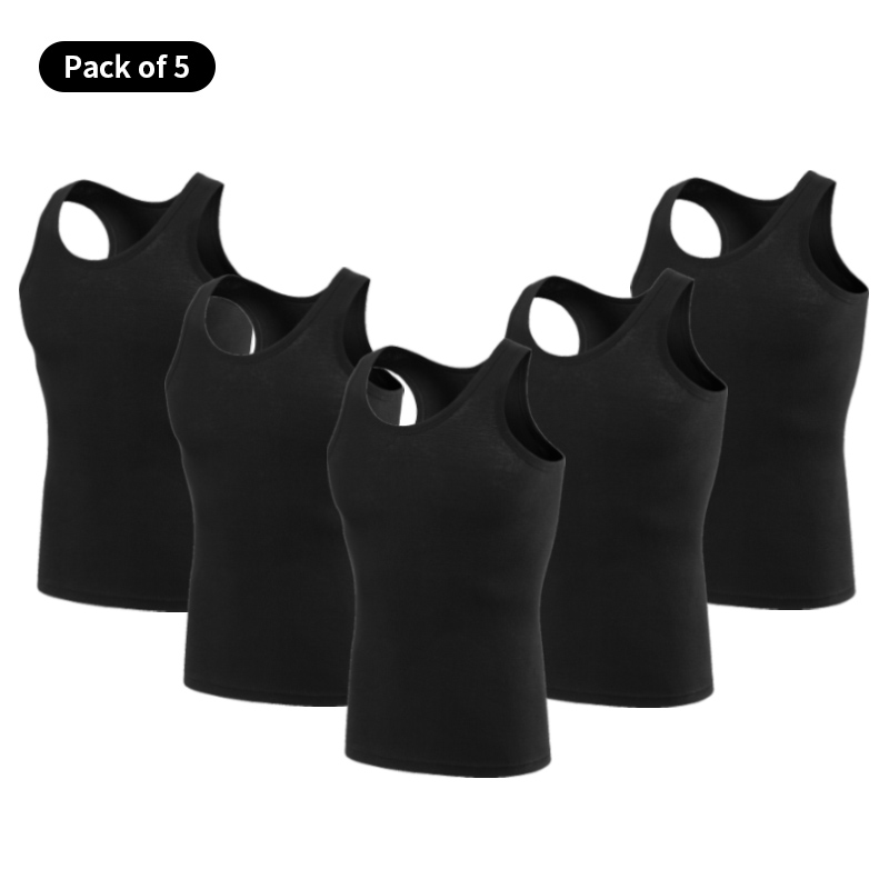 5/1 ชิ้นชายผ้าฝ้ายกีฬาเสื้อกั๊ - Running Gear Youth บทวิจารณ์และราคา