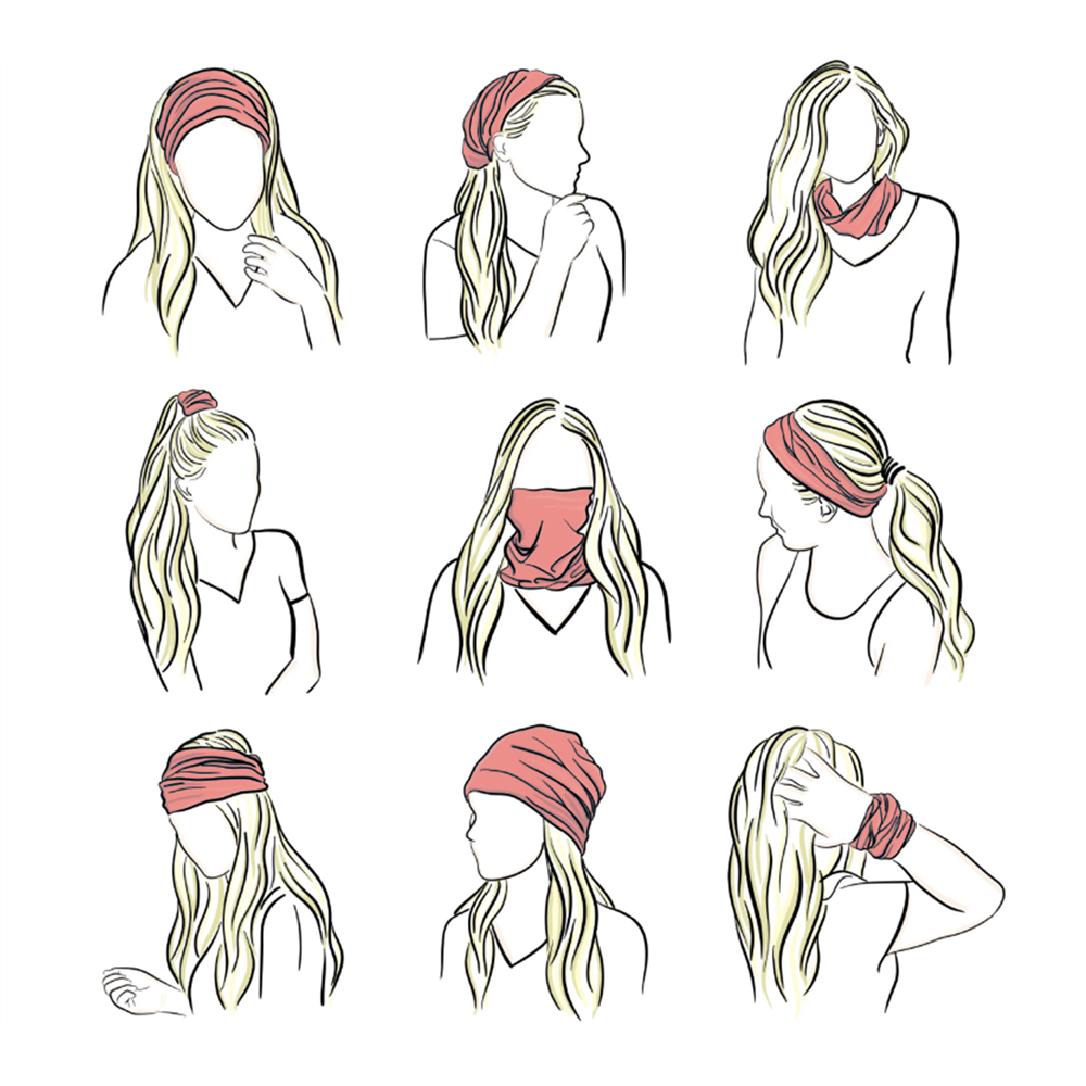 สีม่วง Balaclava ผู้หญิงวิ่งแค - Running Gear Headband บทวิจารณ์และราคา