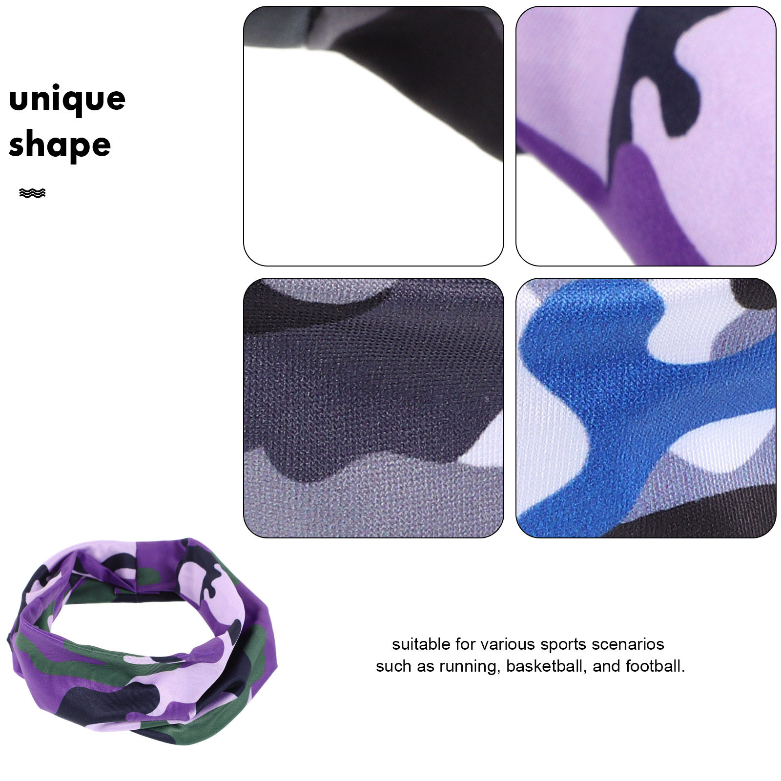 ผ้าคาดศีรษะกันเหงื่อ 4 ชิ้น สำ - Running Gear Youth บทวิจารณ์และราคา