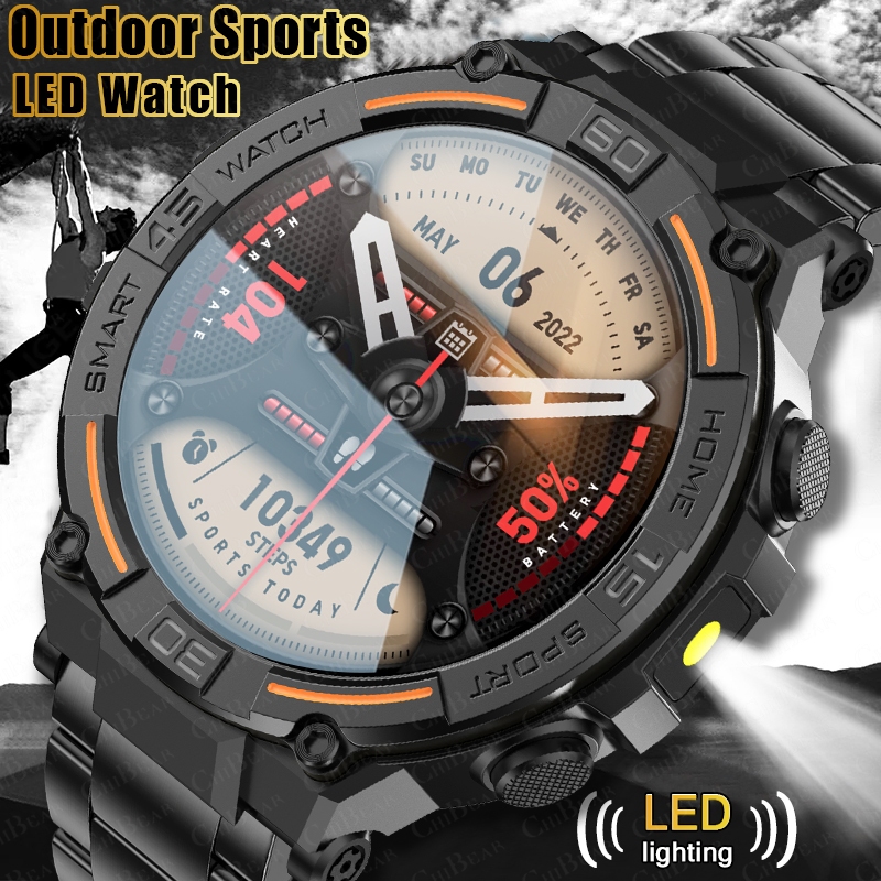 นาฬิกาสมาร์ทวอทช์ทหารสำหรับผู้ - Gps Running Watch บทวิจารณ์และราคา