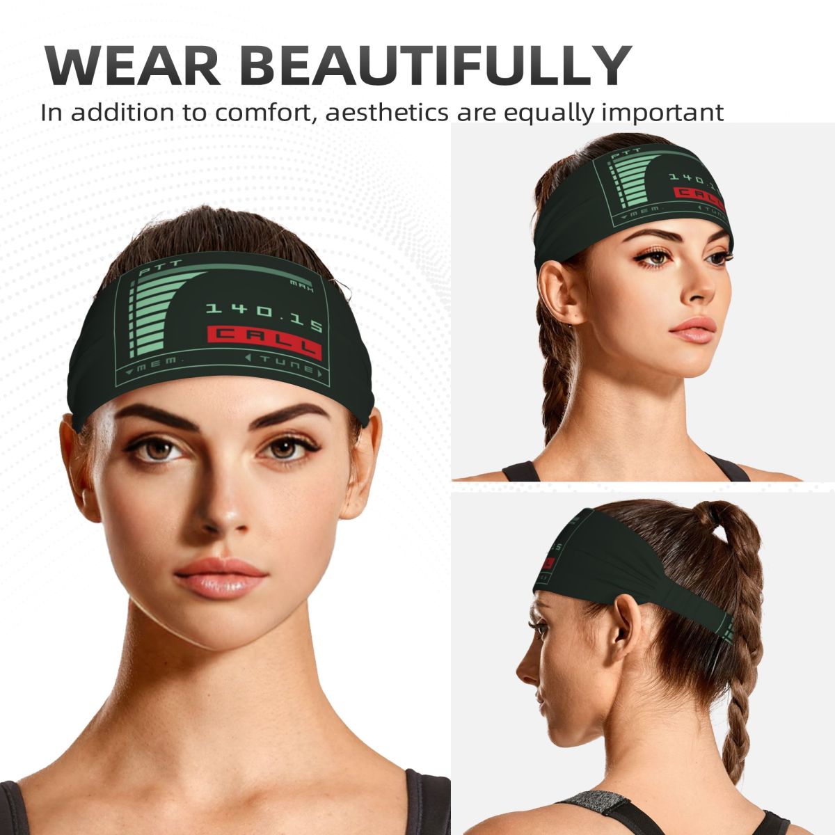 ผ้าคาดศีรษะโลหะเกียร์โซลิด โคด - Running Gear Headband บทวิจารณ์และราคา