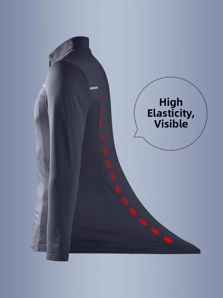 ชุดกีฬาวิ่งผู้ชาย แขนยาว ชุดออ - Running Gear Youth บทวิจารณ์และราคา
