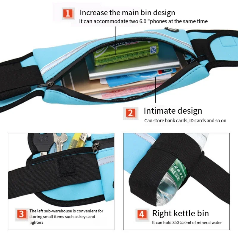 1 PC กระเป๋าวิ่งผู้หญิงเอวกระเ - Running Gear Kit บทวิจารณ์และราคา