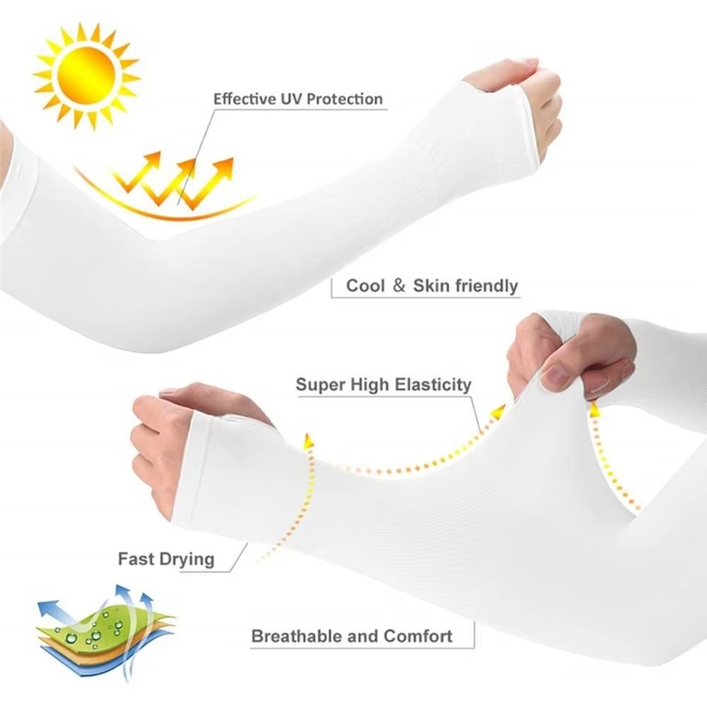 ปลอกแขนป้องกันแสงแดด UV สำหรับ - Running Gear On บทวิจารณ์และราคา